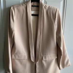 URBAN COCO Khaki Open Front Blazer